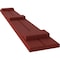 Ekena Millwork Americraft 2-Board (3 Batten) Wood Joined Board-n-Batten Shutters w/Ellipt Top, ARW401BE207X77MRH, PR ARW401BE207X77MRH - alternate 2